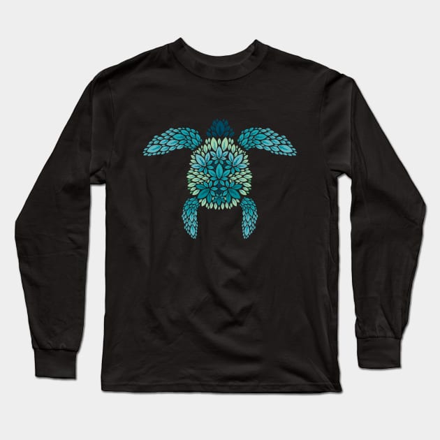 Turtle Long Sleeve T-Shirt by LetterQ